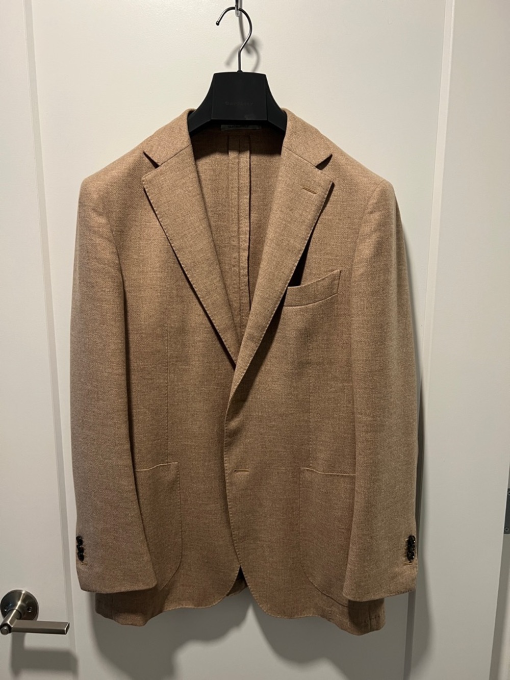 Suitsupply Camel/Tan Single-Breasted Wool Blazer